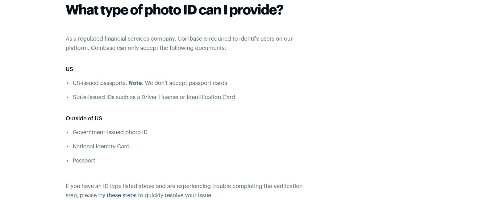 Coinbase Review account verification